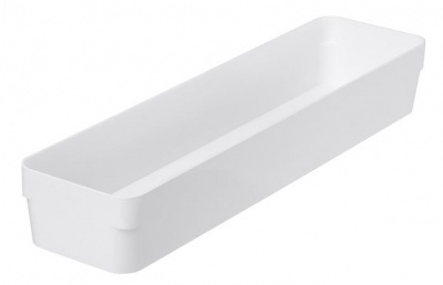 Fiókrendező, 40x6x10 cm, SMARTSTORE "Compact", fehér