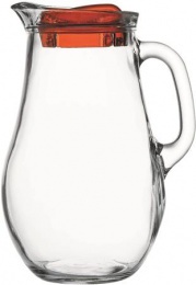 Üvegkancsó fedővel, üveg, 1,8 l