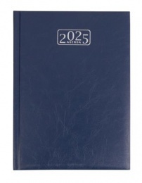 Naptár, tervező, A5, napi, VICTORIA OFFICE "Chrono", kék (2026 évi)